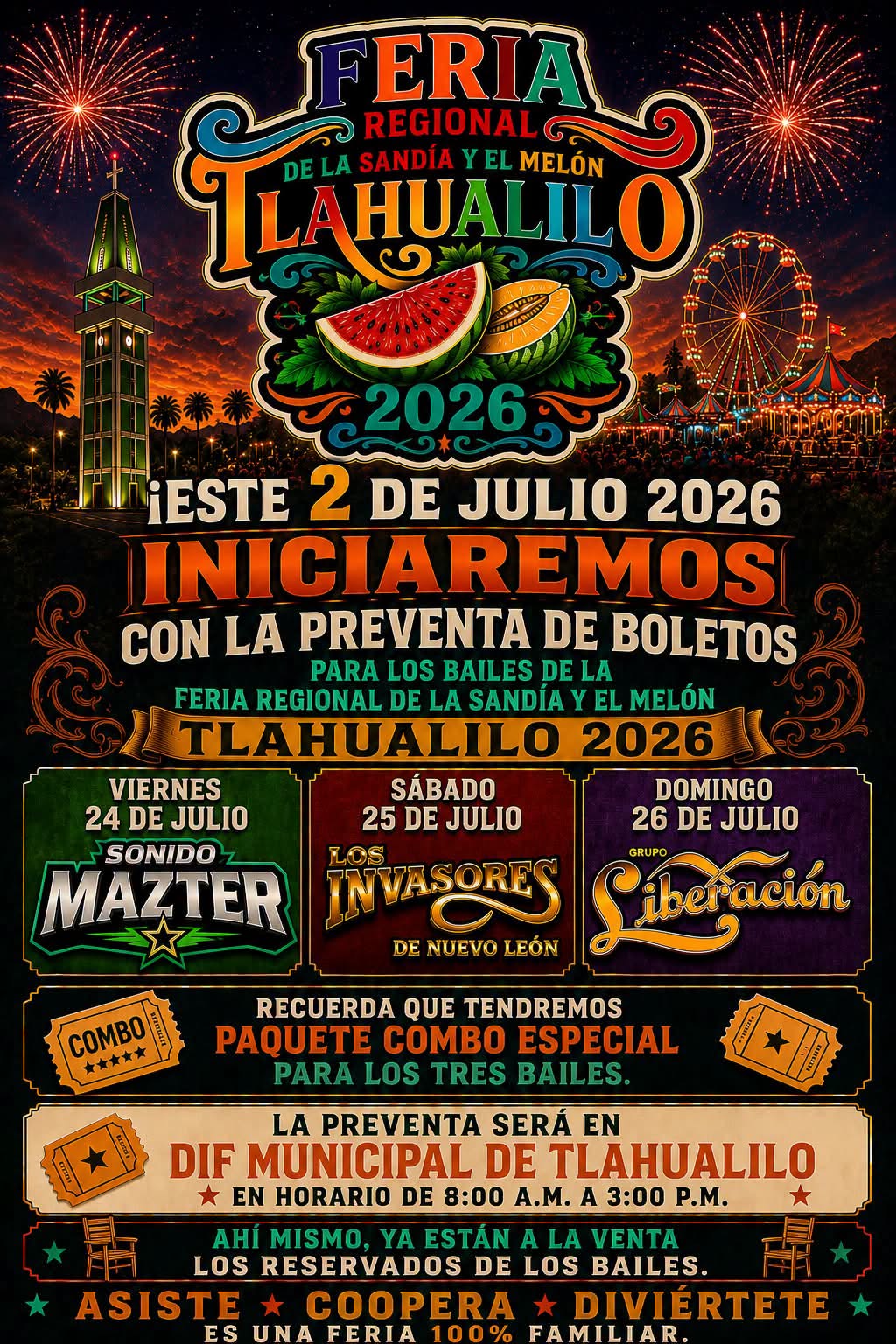 artistas feria tlahualilo 2026