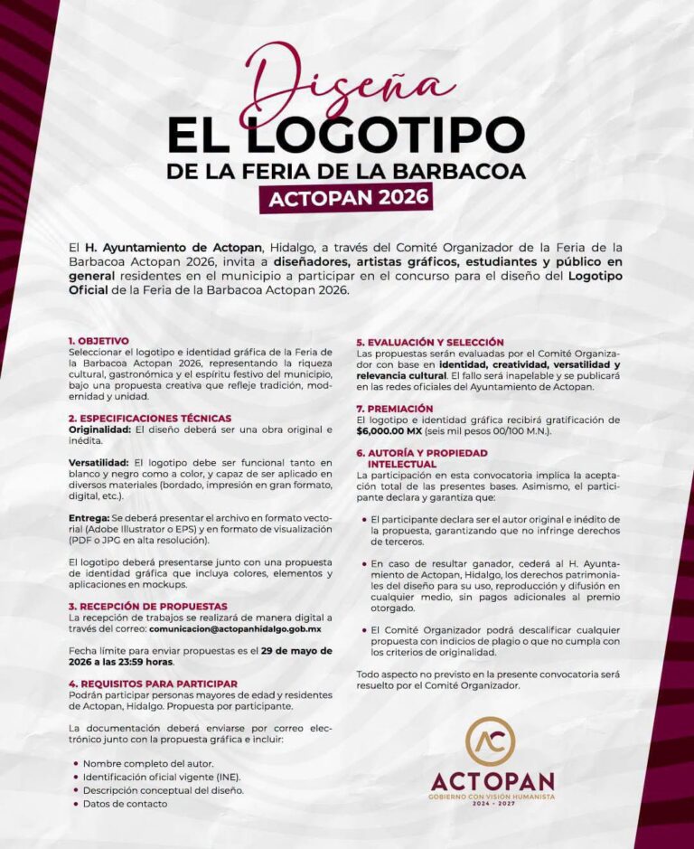 convocatoria feria de la barbacoa actopan 2026