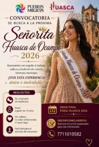 convocatoria reina feria huasca de ocampo 2026