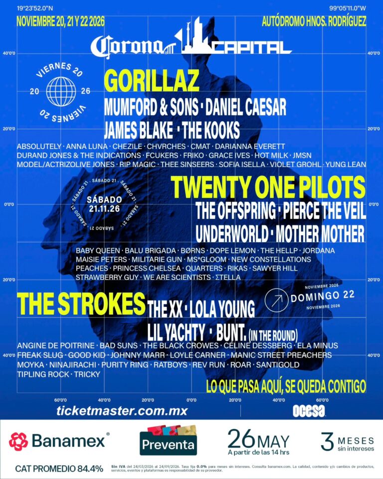 corona capital 2026 boletos y artistas