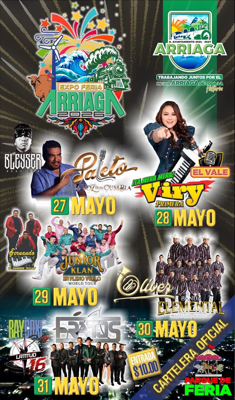 feria arriaga 2026