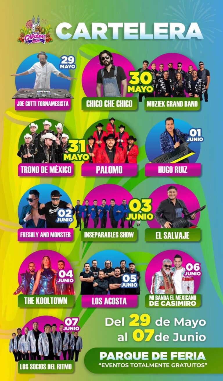 feria cárdenas tabasco 2026