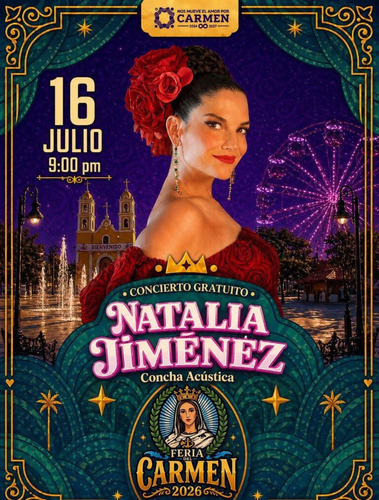 natalia jimenez feria del carmen 2026