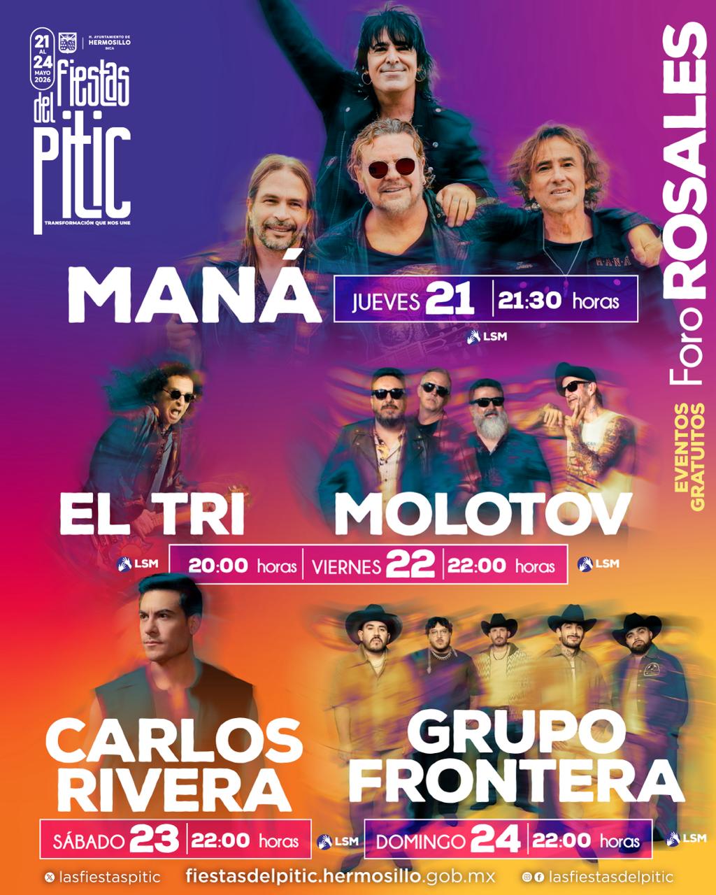 fiestas del pitic 2026 programa