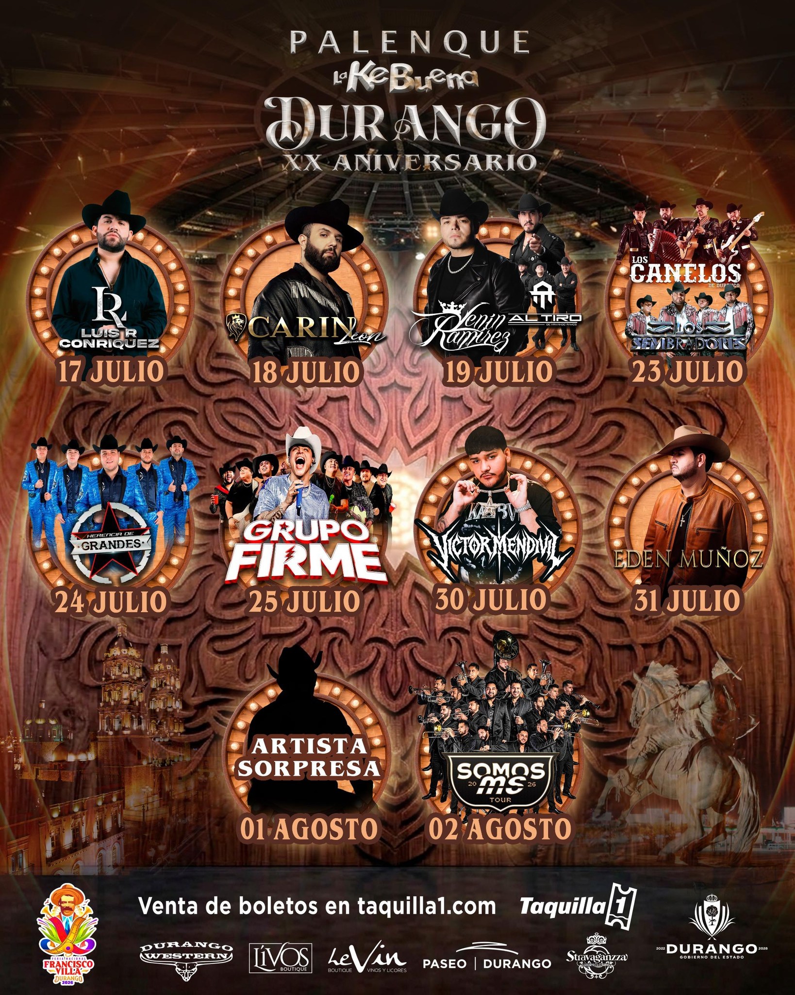 palenque feria durango 2026