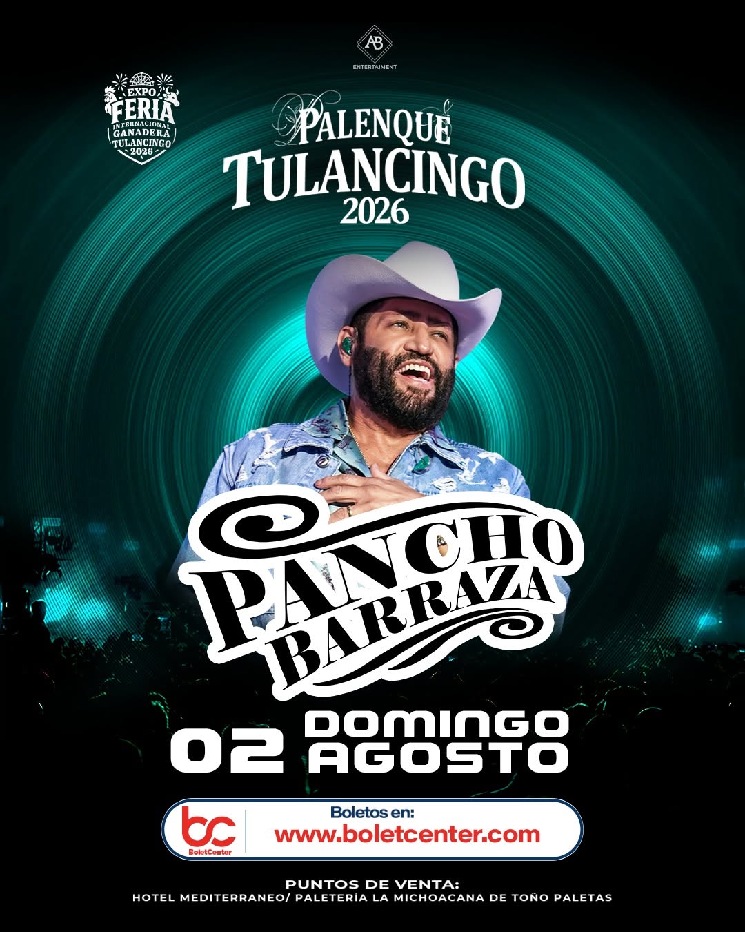 pancho barraza palenque tulancingo 2026