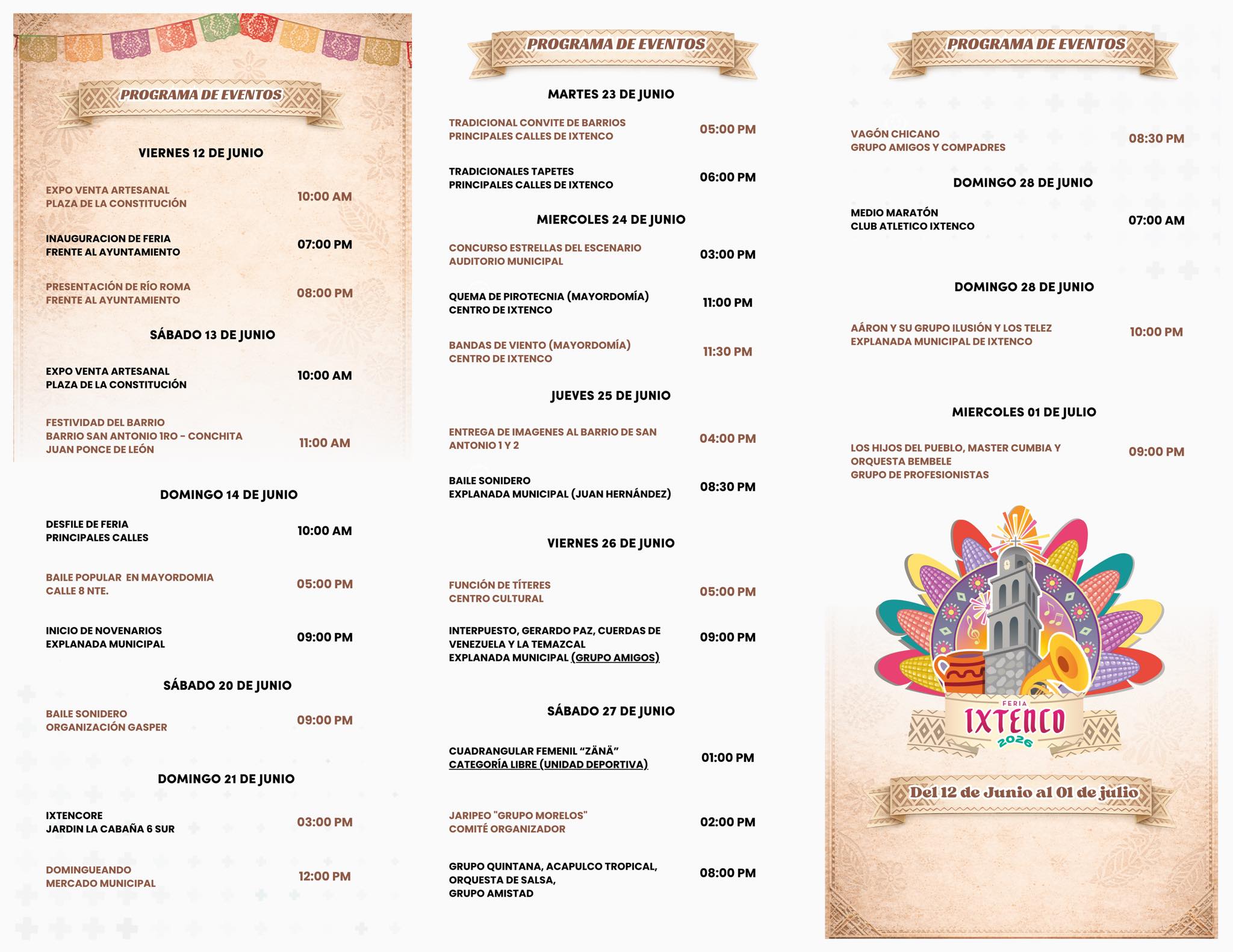programa feria ixtenco 2026