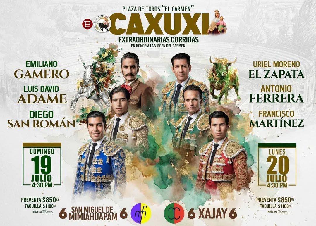 toros feria caxuxi 2026