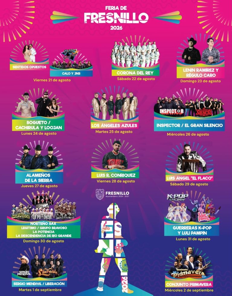cartelera feria fresnillo 2026