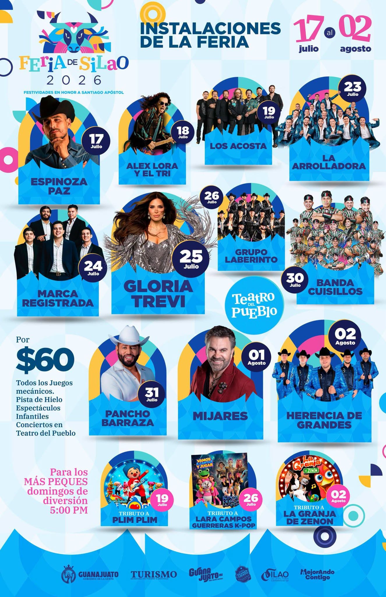 cartelera feria silao 2026
