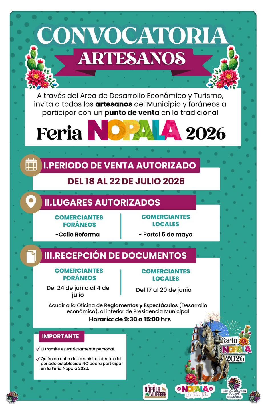 convocatoria nopala