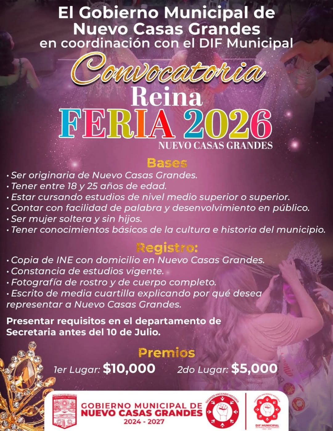 convocatoria nuevo casas grandes 2026