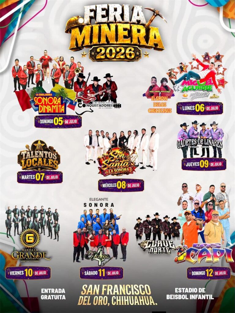 feria minera san francisco del oro 2026