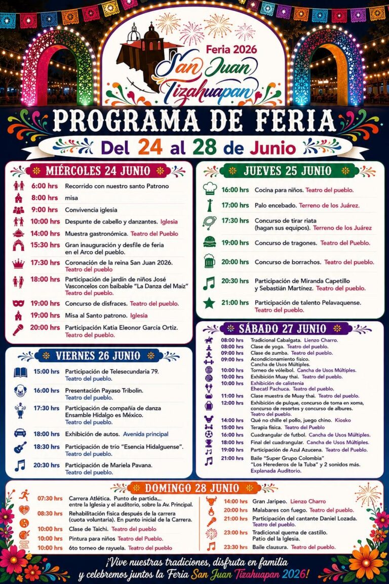 feria san juan tizahuapan 2026