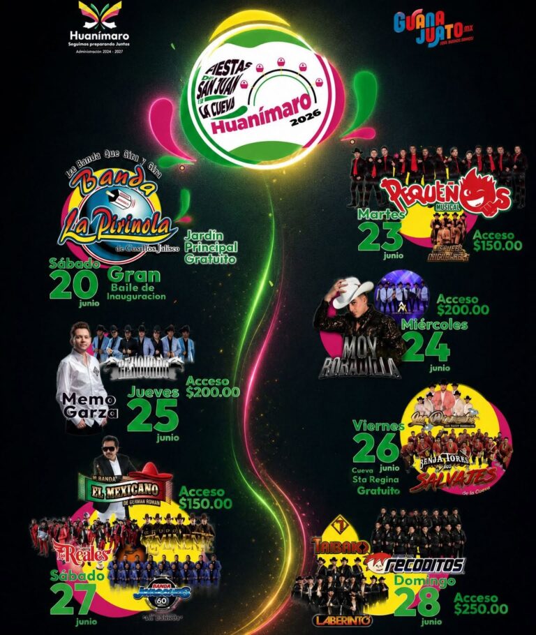 fiestas de san juan y de la cueva huanímaro 2026