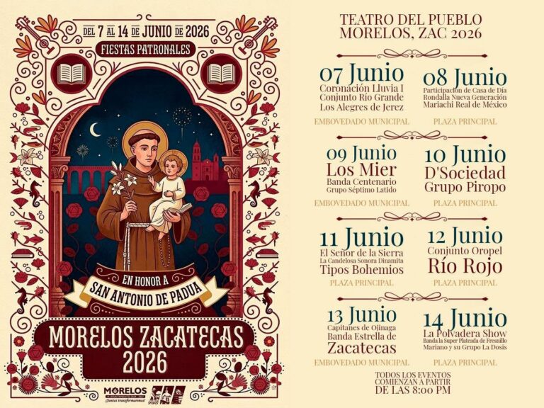 programa feria morelos zacatecas 2026
