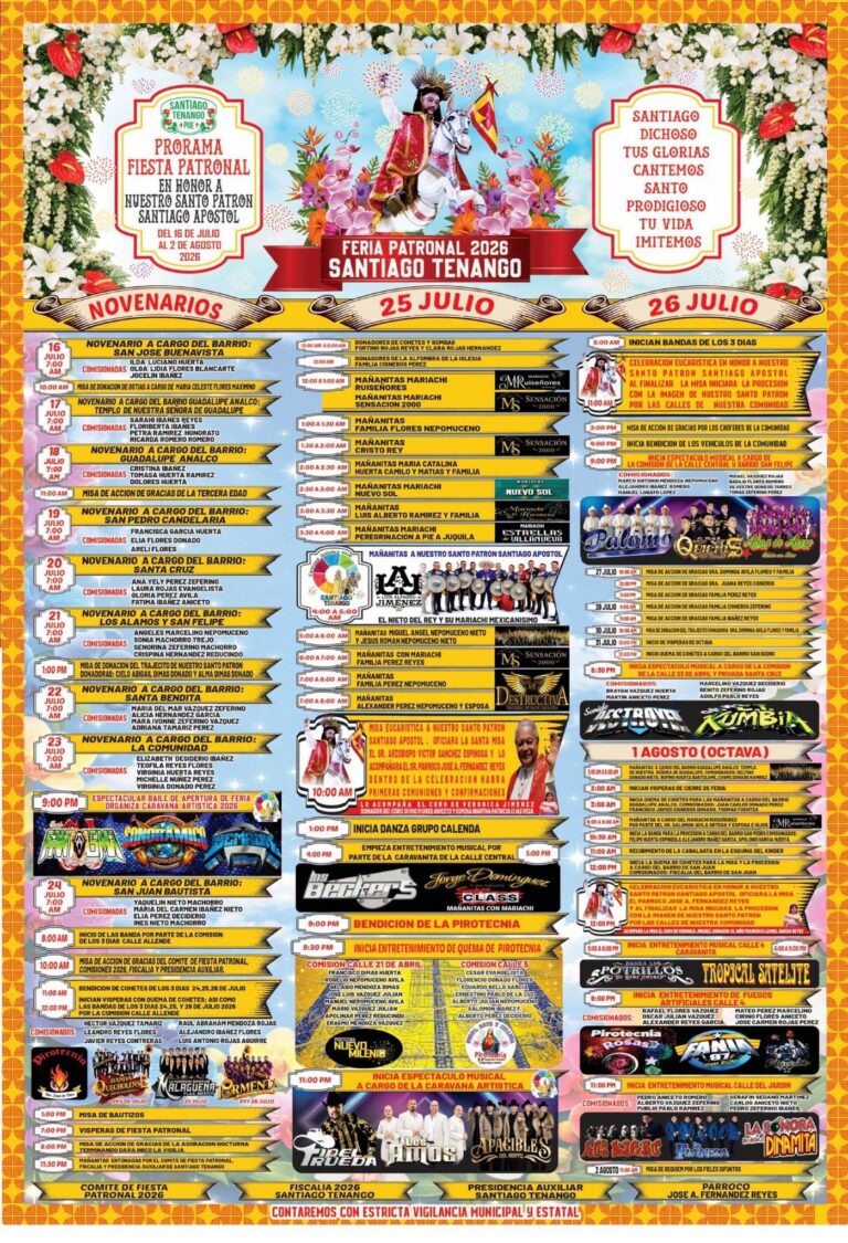 programa feria santiago tenango 2026