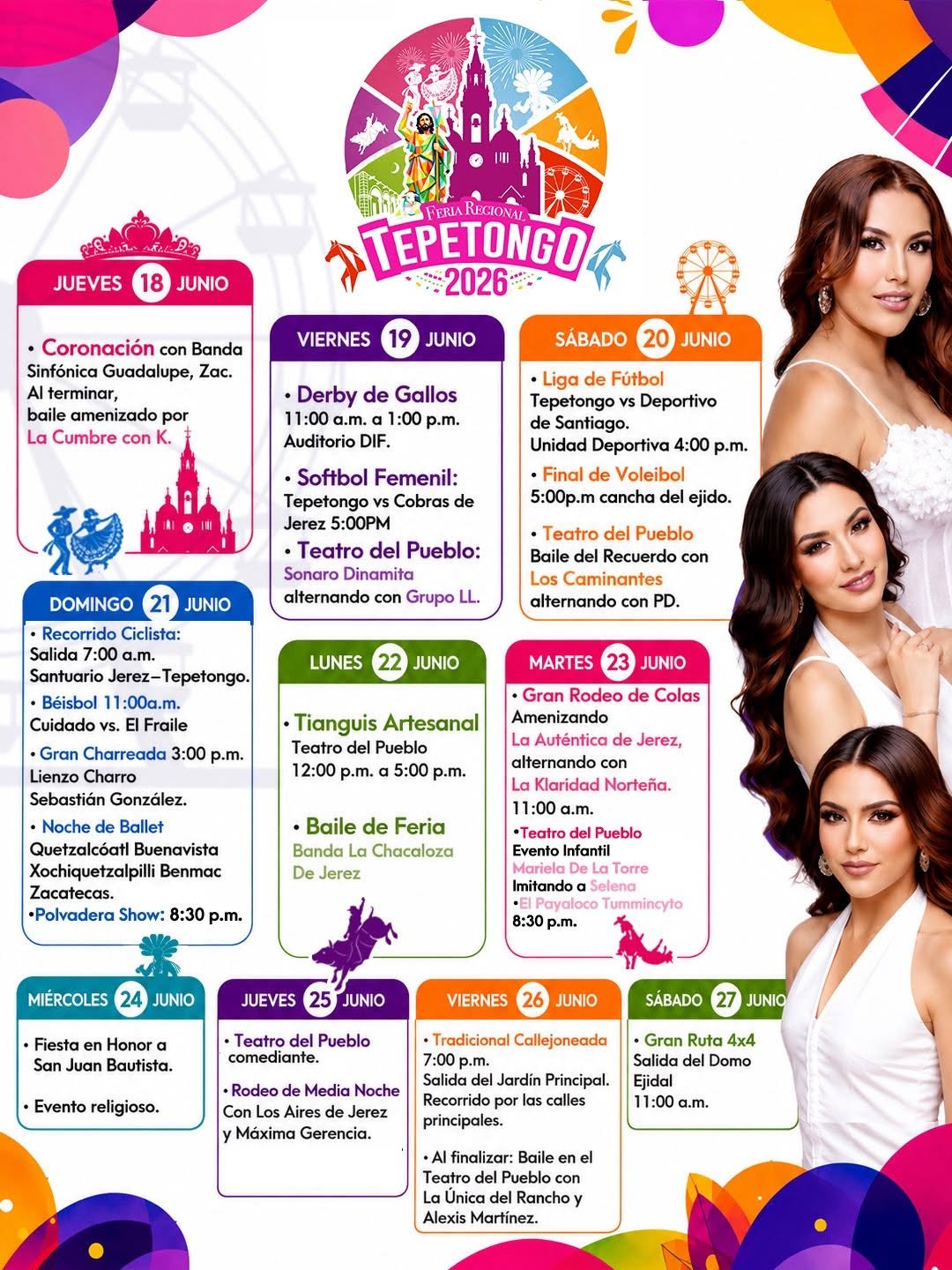 programa completo feria tepetongo 2026