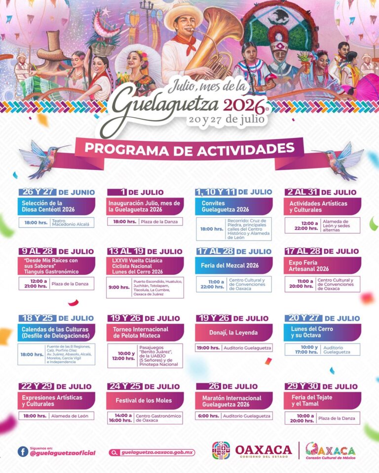 guelaguetza 2026 programa
