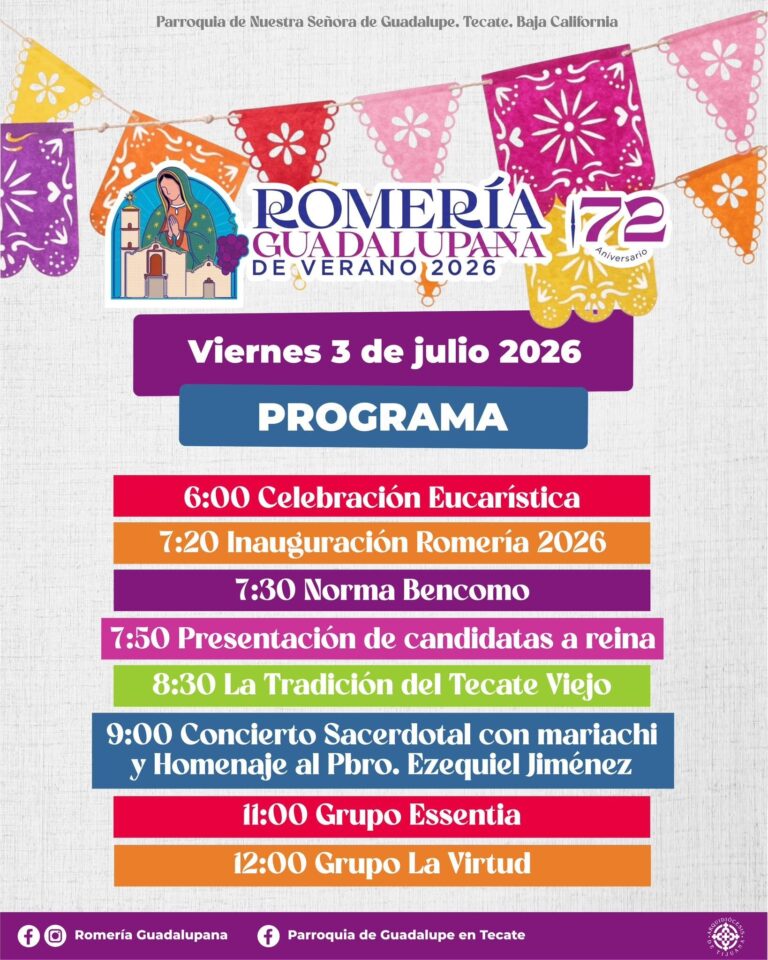 romería guadalupana tecate 2026