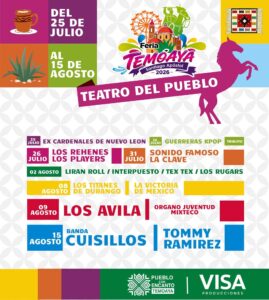 teatro del pueblo feria temoaya 2026