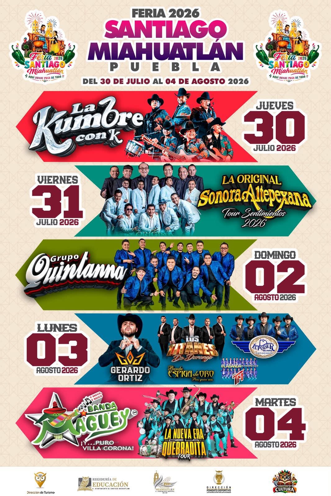 artistas feria miahuatlán 2026