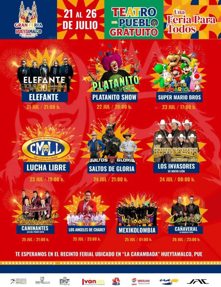 cartelera feria hueytamalco 2026