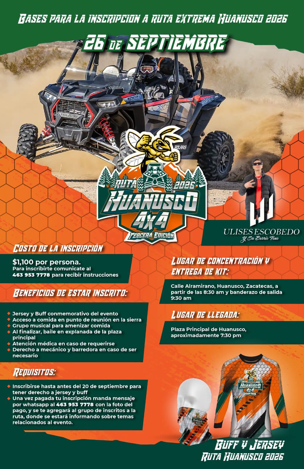 convocatoria ruta 4x4 huanusco