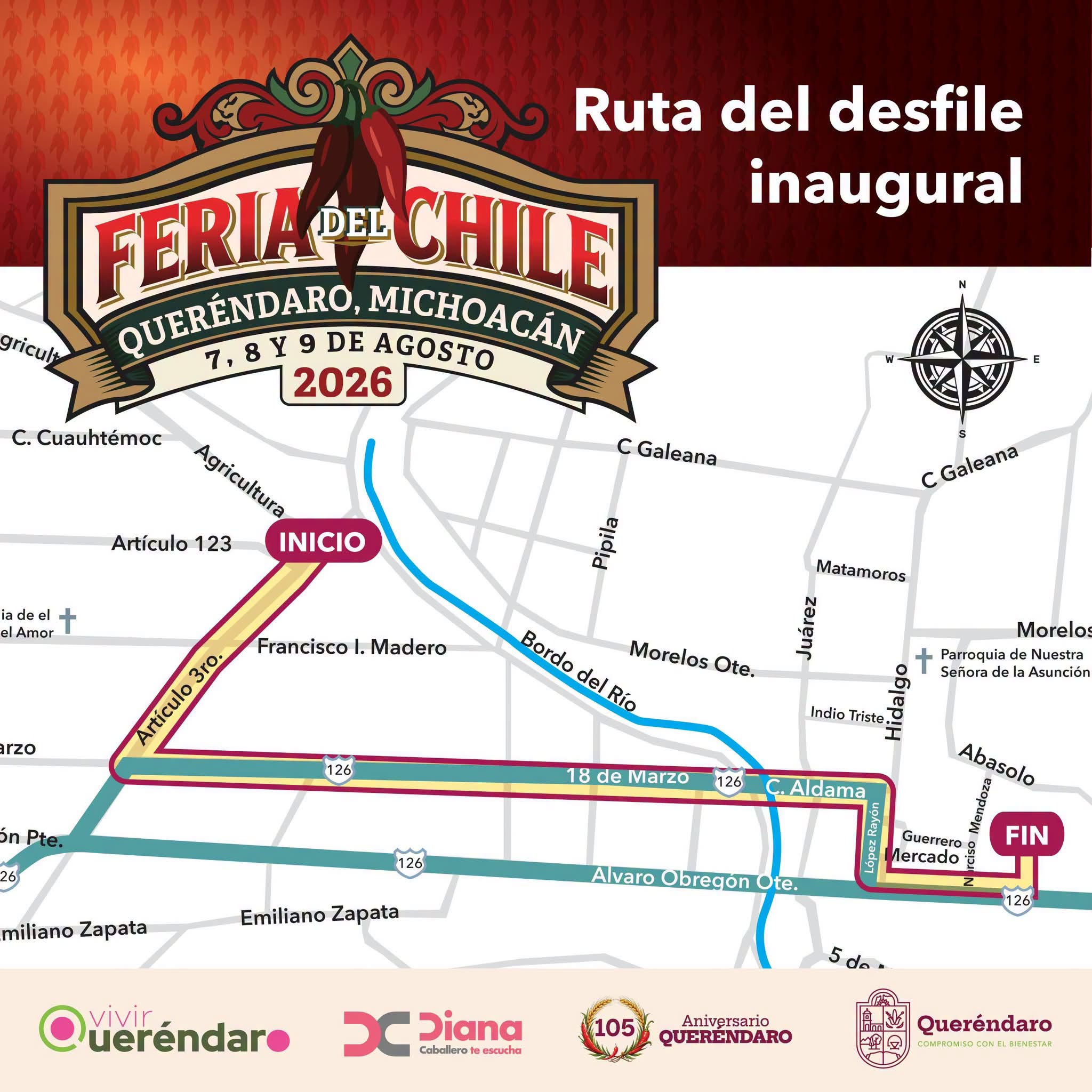 desfile feria del chile querendaro
