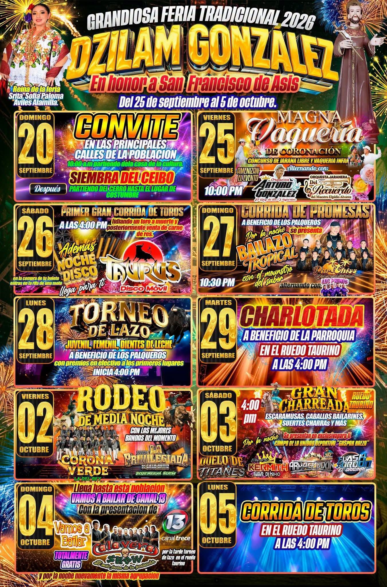 feria dzilam gonzález 2026