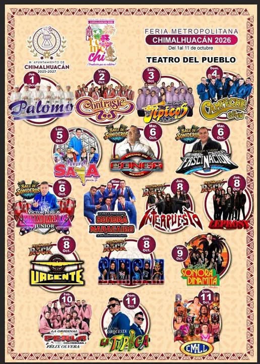 femechi feria chimalhuacán 2026