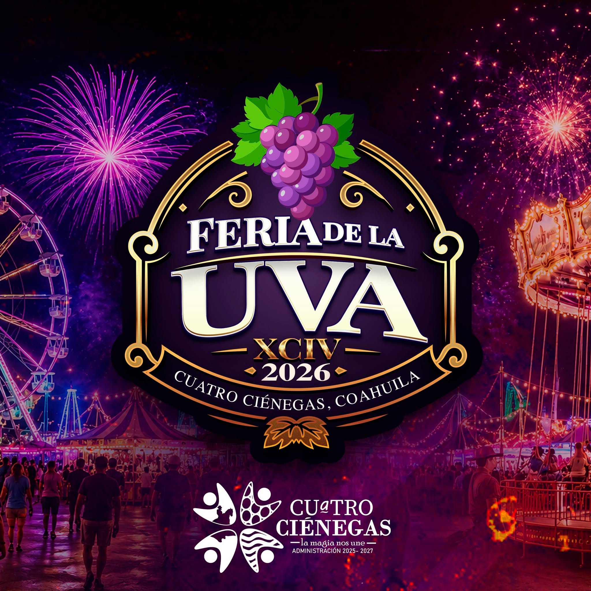 feria de la uva cuatro ciénega 2026