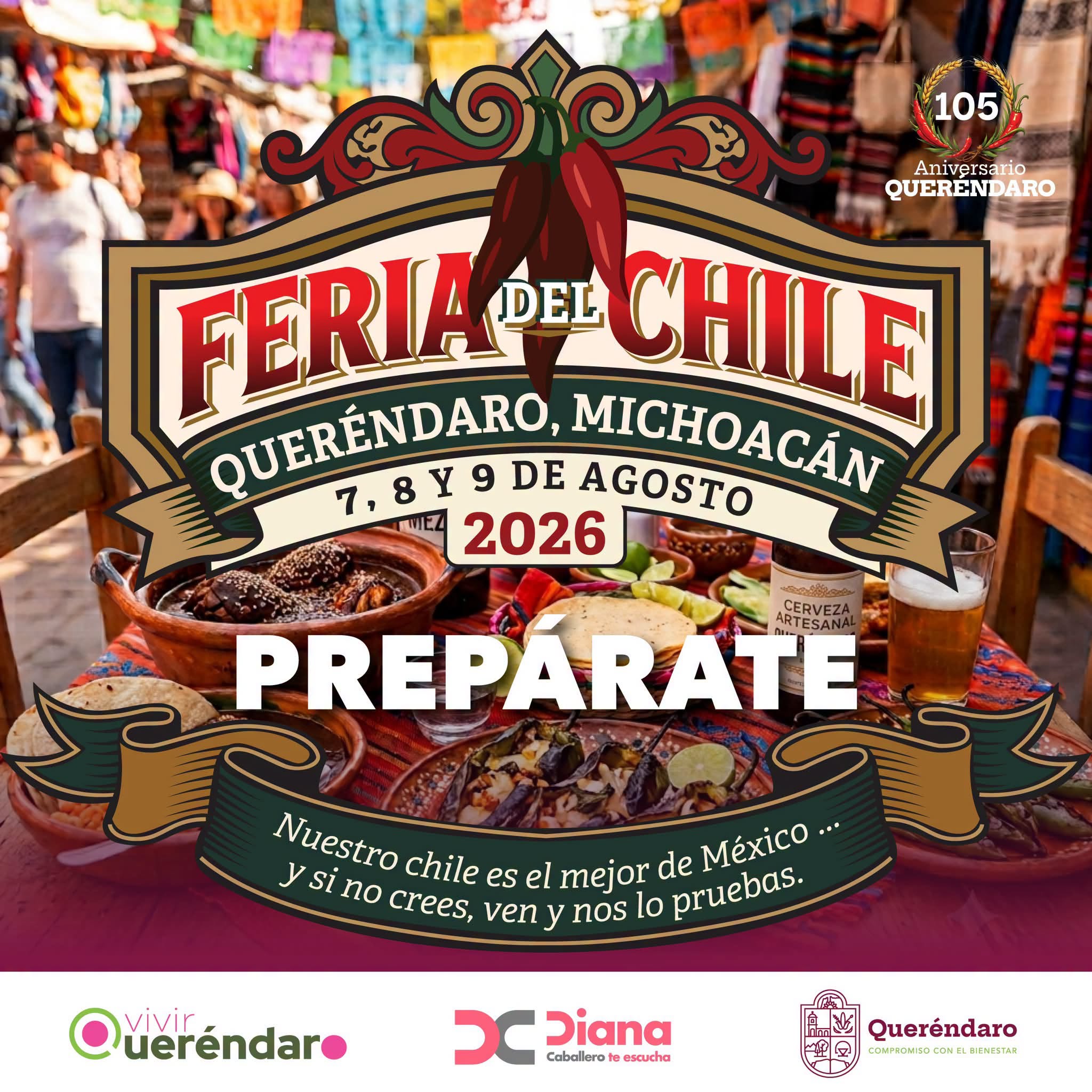 feria del chile queréndaro 2026