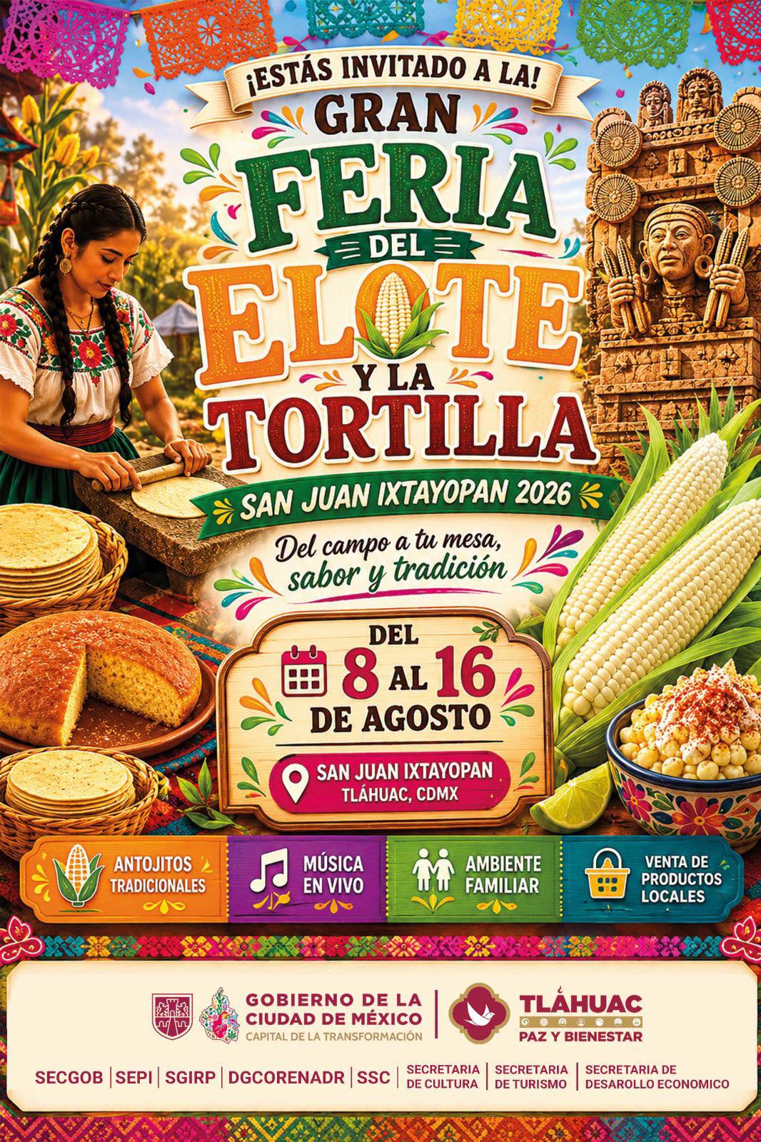 feria del elote y la tortilla san juan ixtayopan 2026