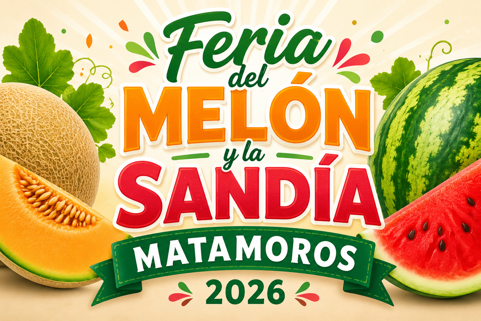 feria del melón y la sandía matamoros 2026