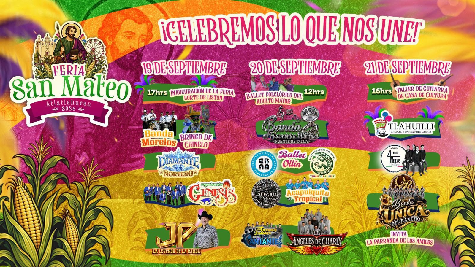 cartelera feria san mateo atlatlahucan 2026