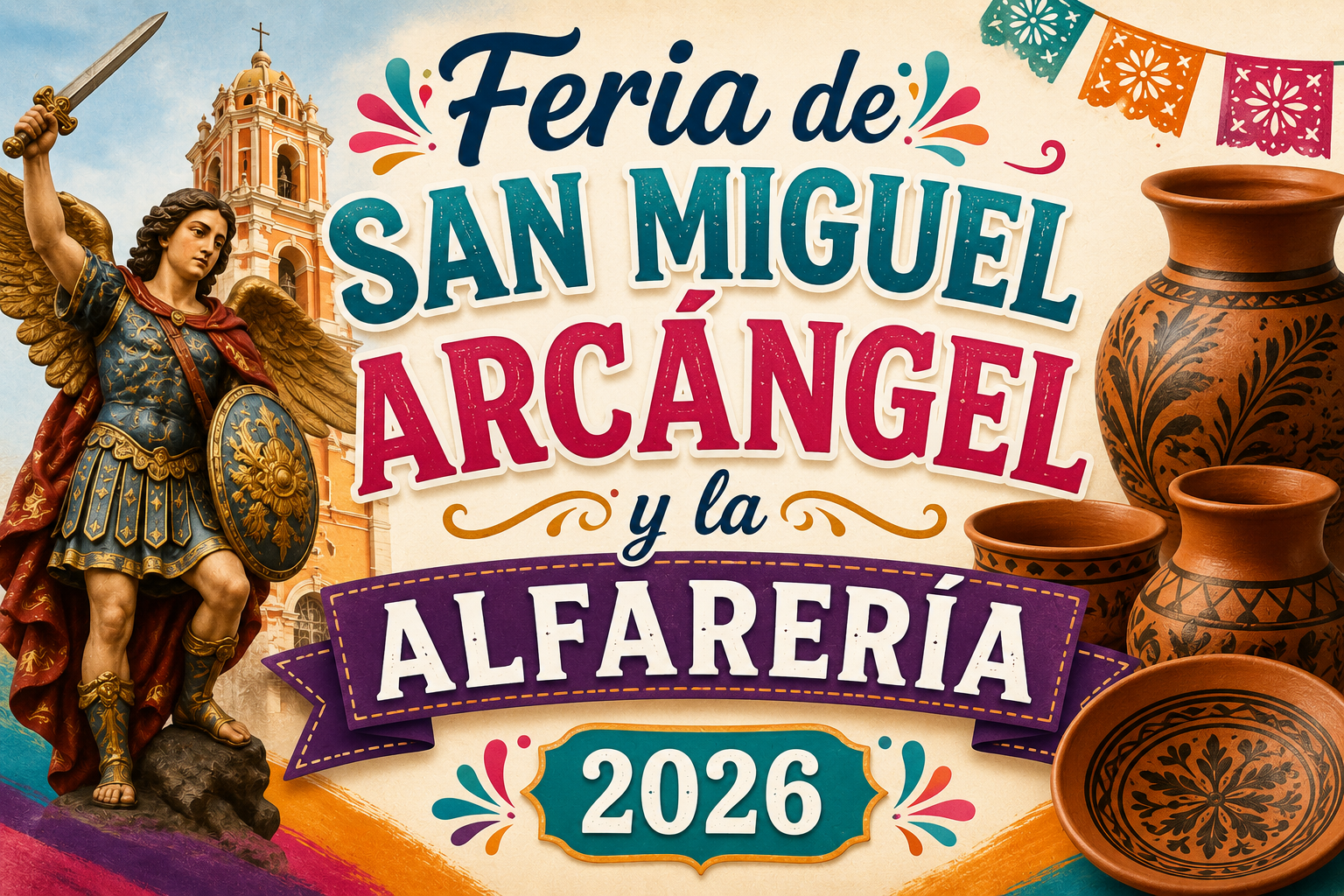 feria san miguel arcangel y la alfareria 2026
