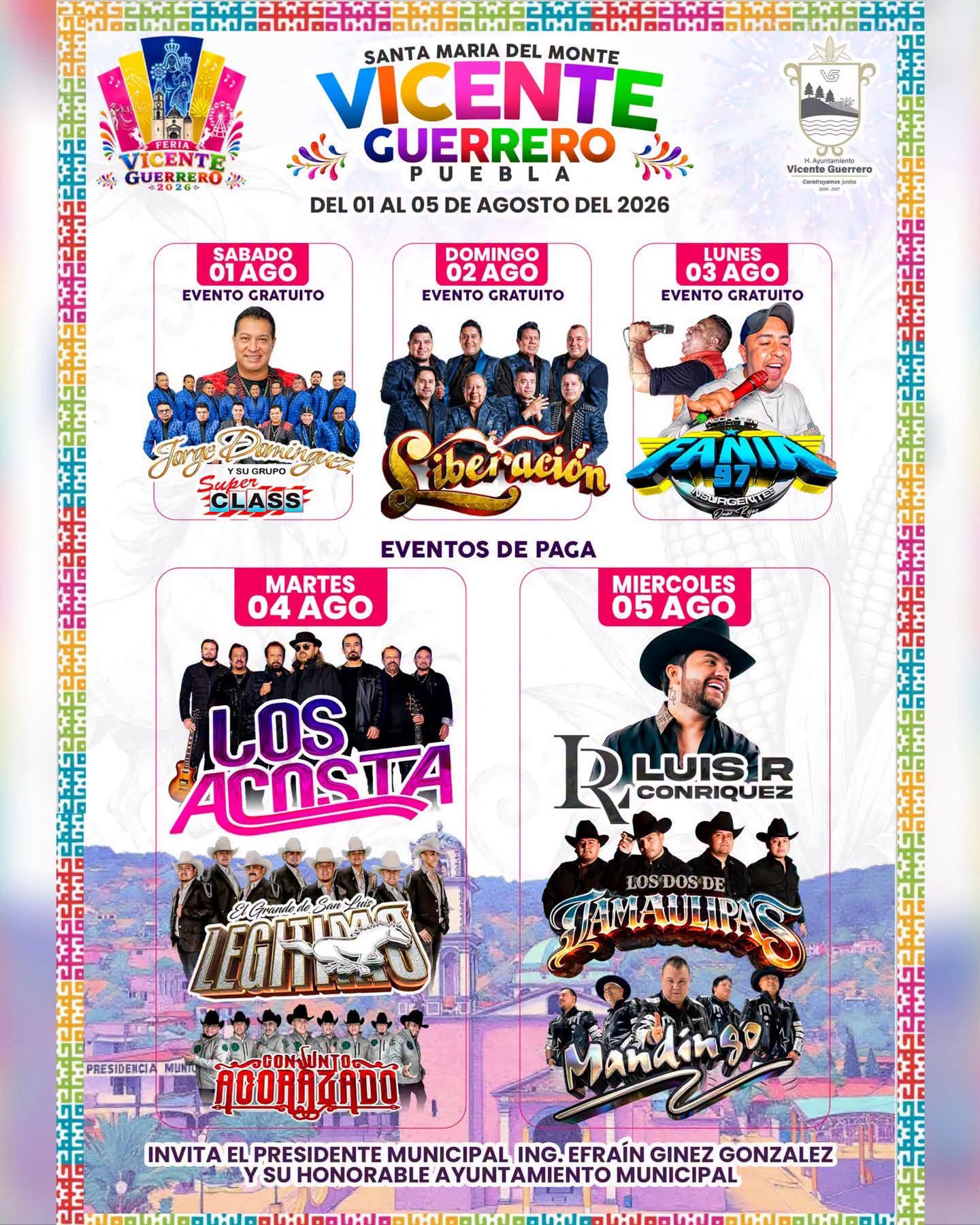 feria vicente guerrero puebla 2026