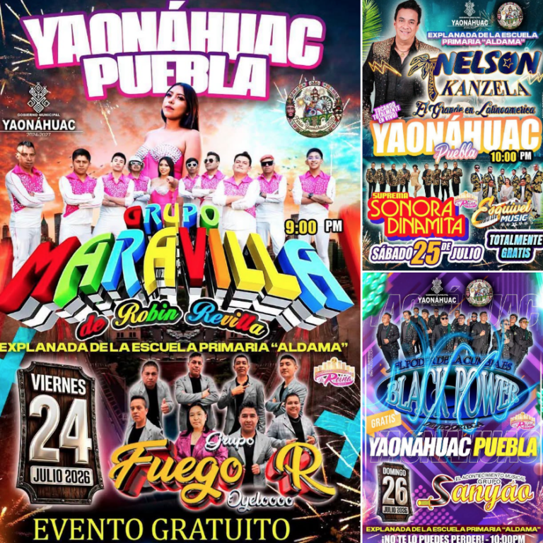 eventos de la feria yaonáhuac 2026