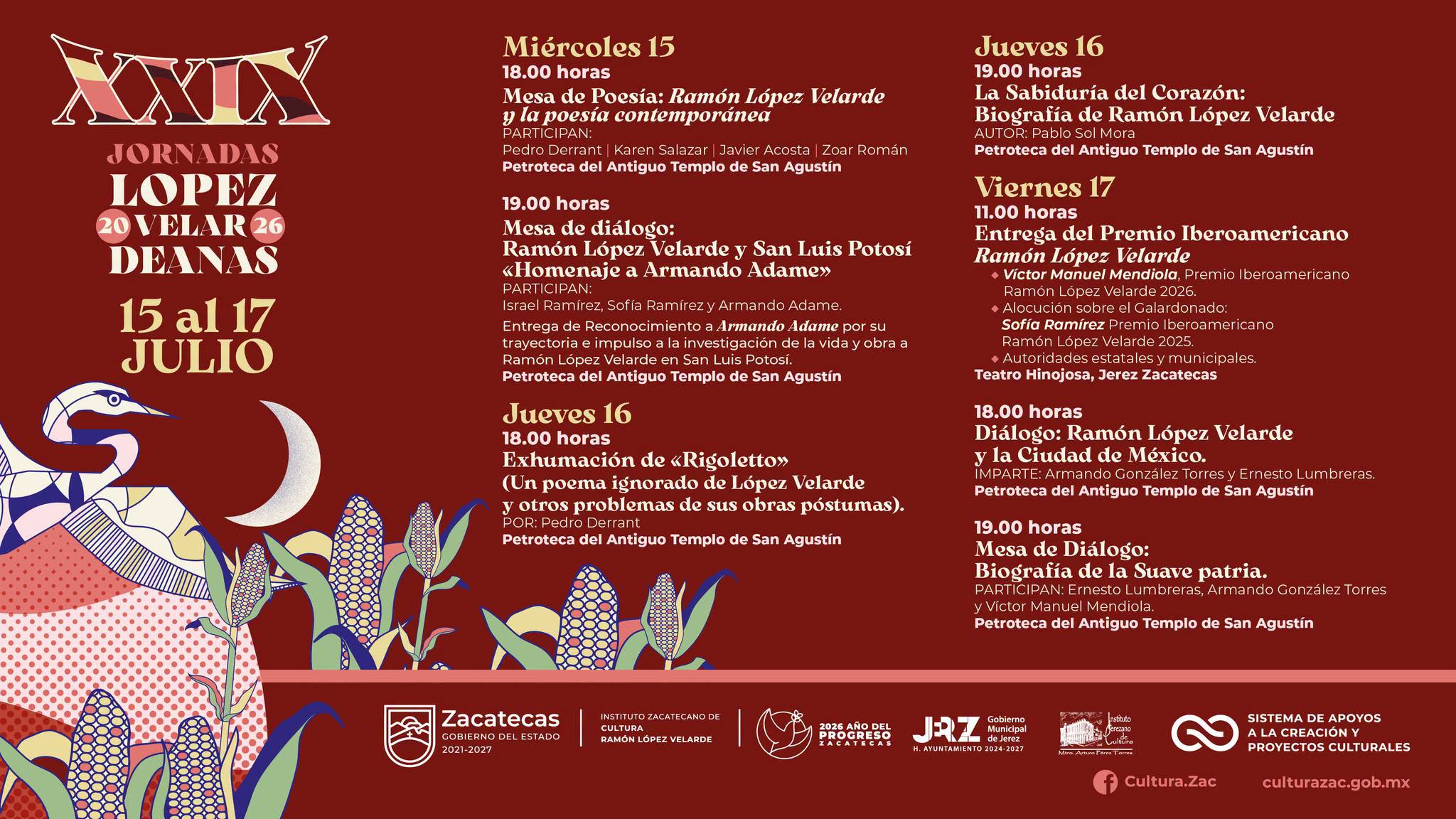 jornadas lopezvelardeanas 2026