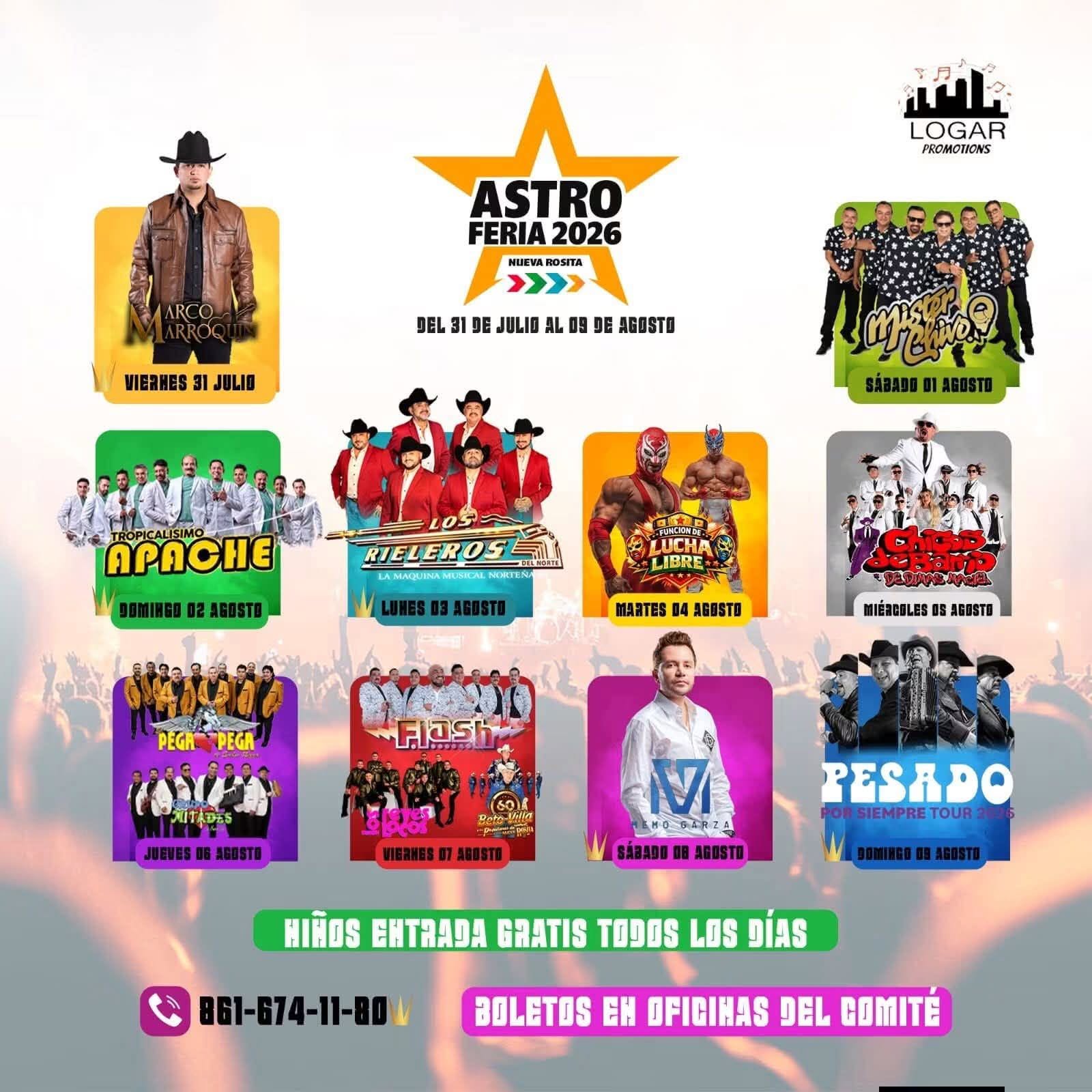 programa astro feria rosita 2026