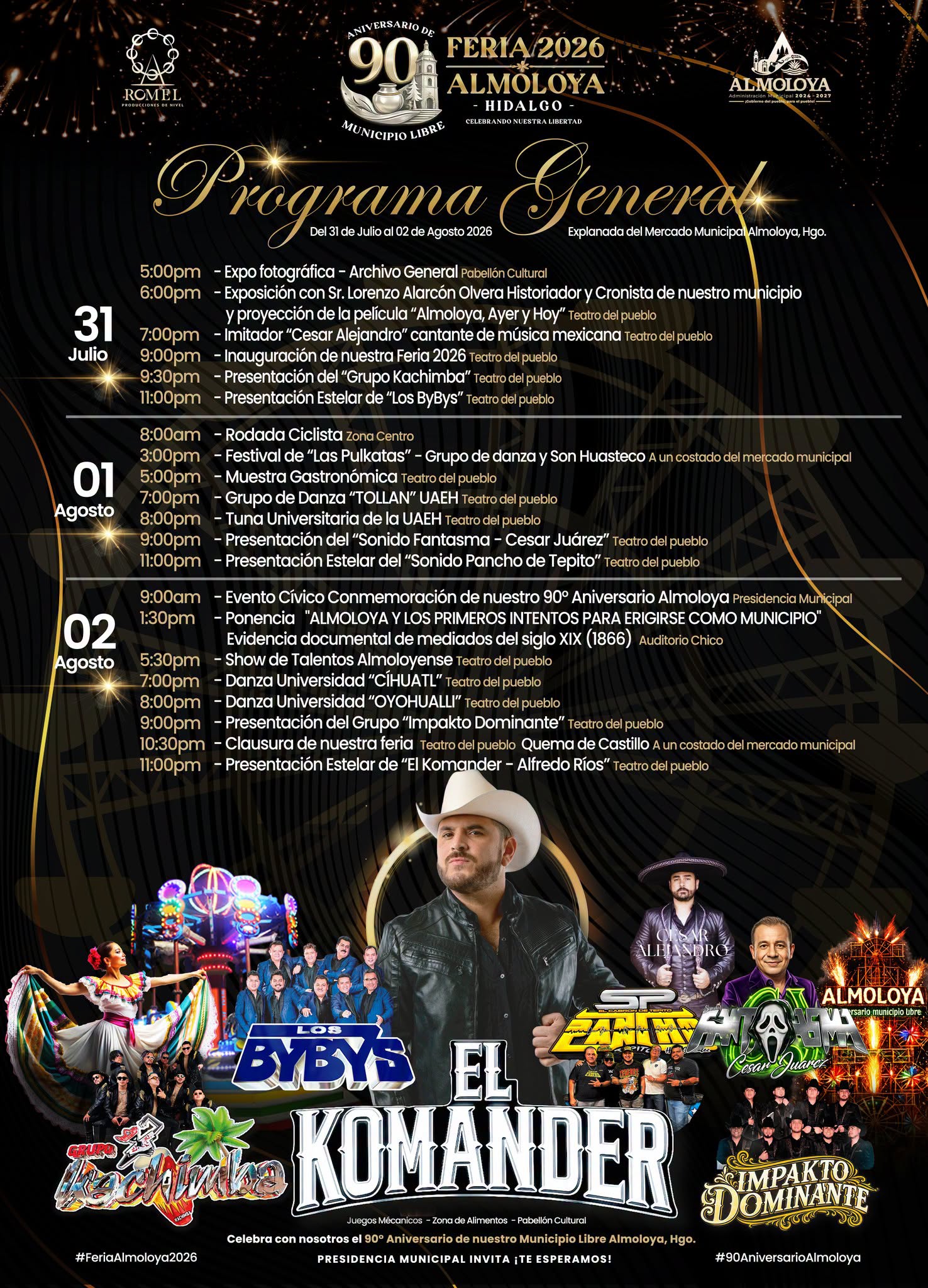 programa completo feria almoloya hidalgo 2026