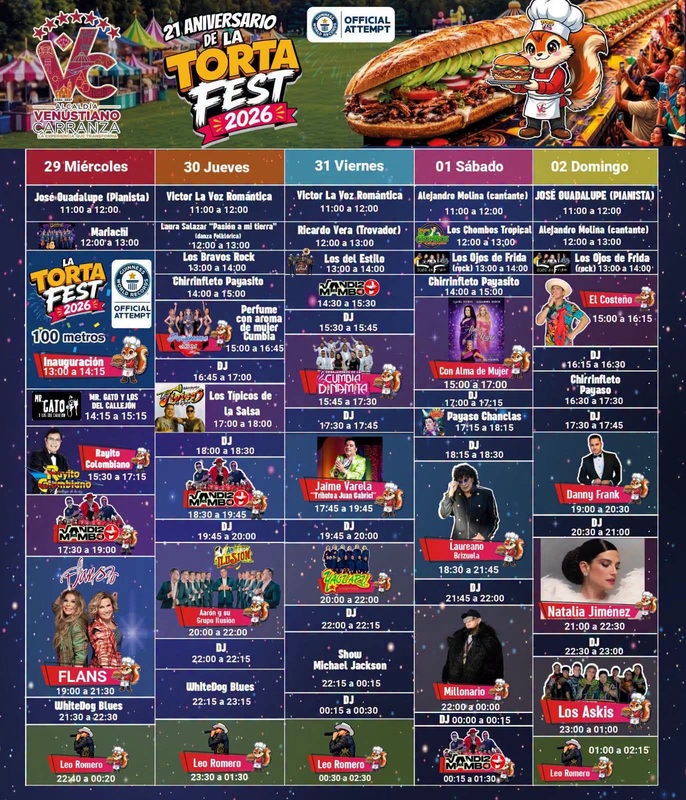 programa torta fest 2026