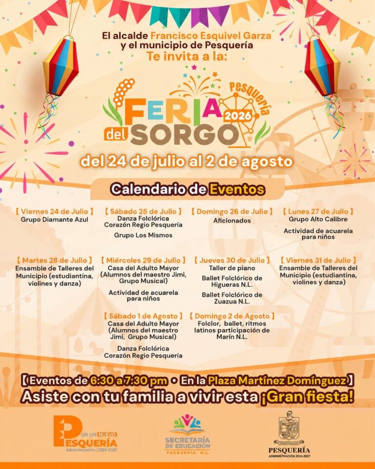 feria del sorgo pesquería 2026 programa