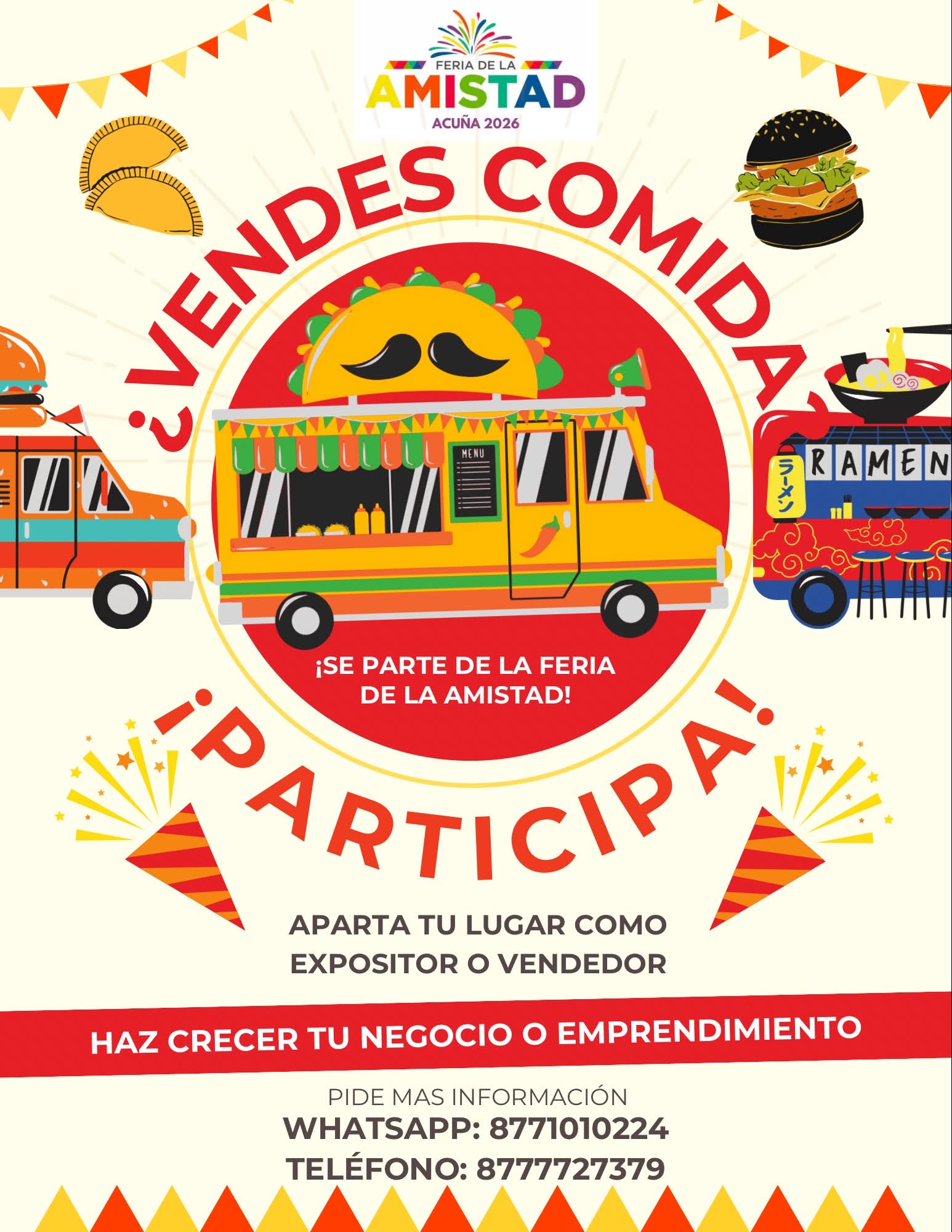 vender en la feria de la amistad acuña 2026