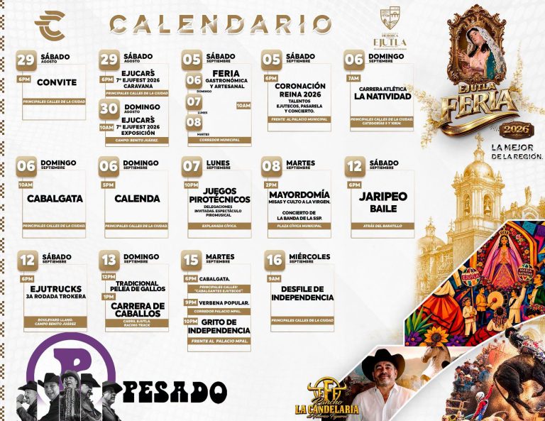 cartelera feria ejutla de crespo 2026