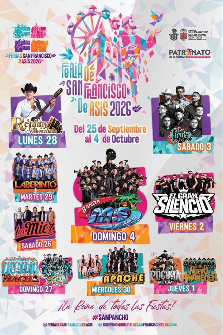 cartelera feria san francisco de los romo 2026