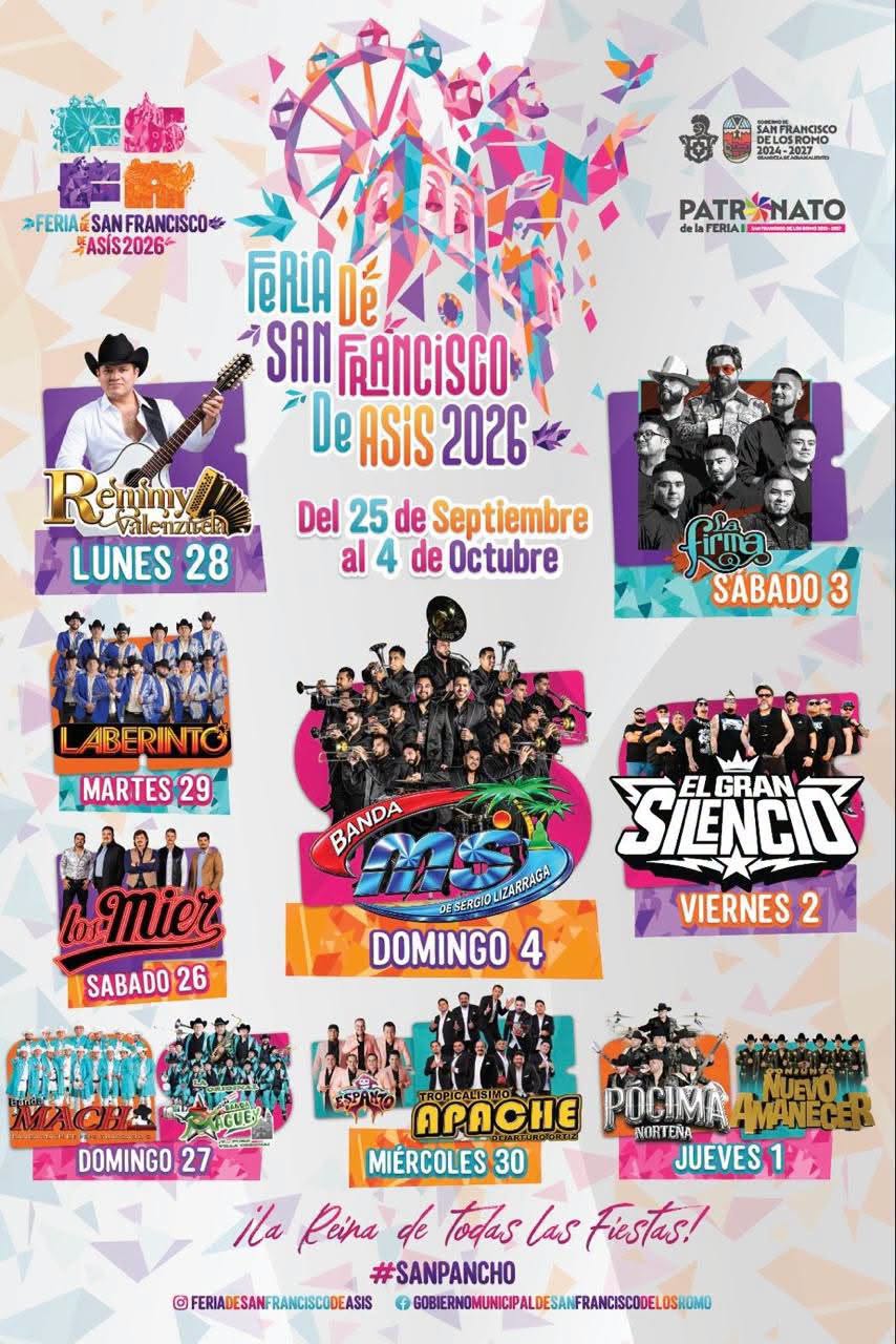 cartelera feria san francisco de los romo 2026