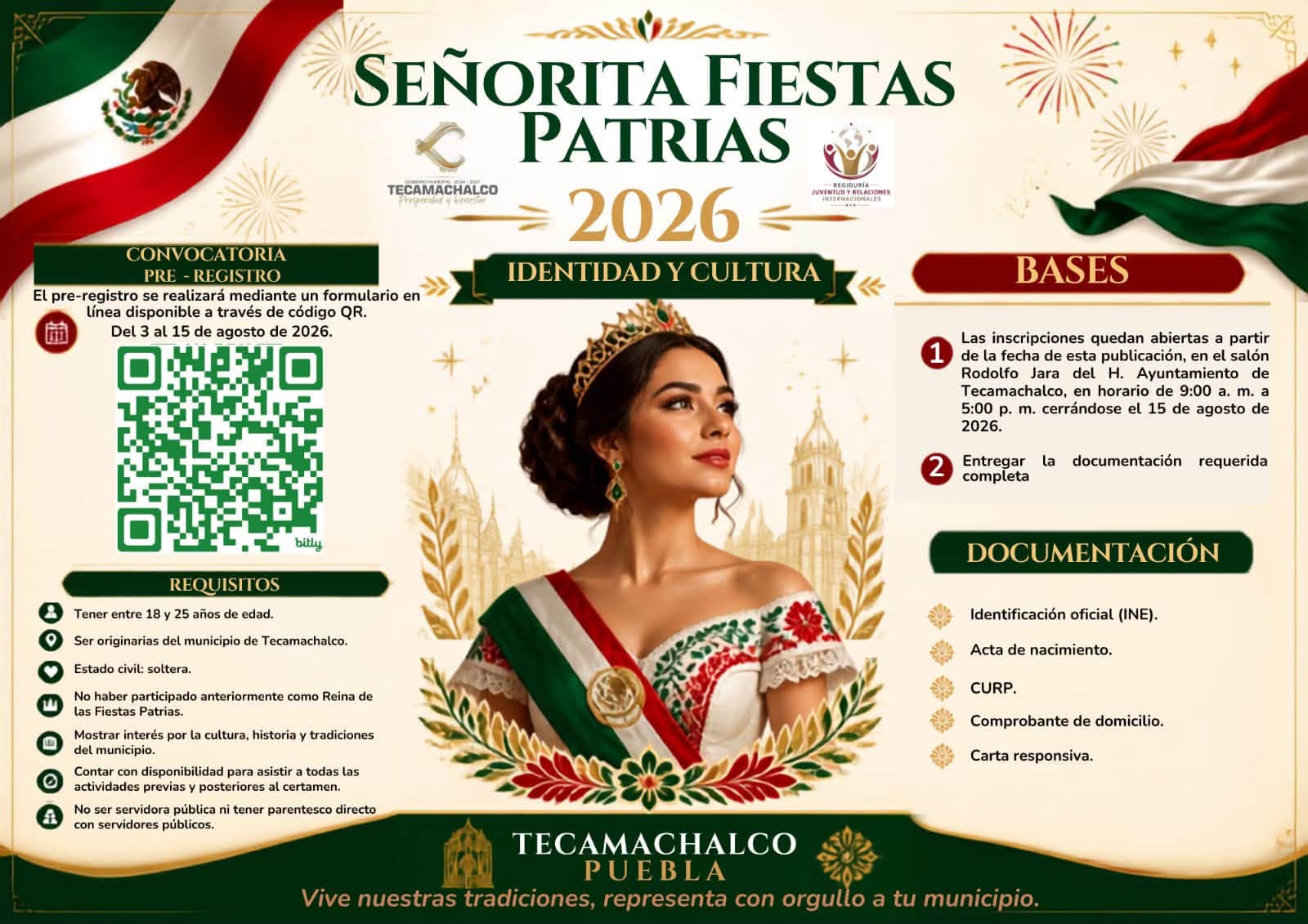 convocatoria fiestas patrias tecamachalco 2026