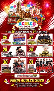 feria aculco 2026 cartelera